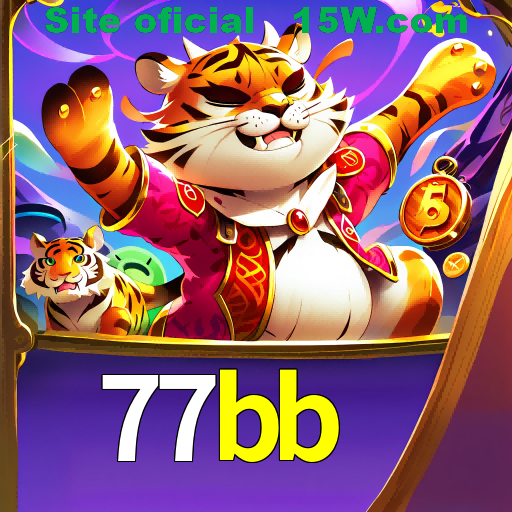Imagem promocional da 77bb mostrando a plataforma e suas vantagens